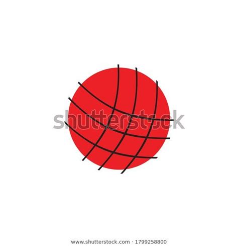 Abstract Red Ball Logo Design Suitable Stock Vector (Royalty Free ...