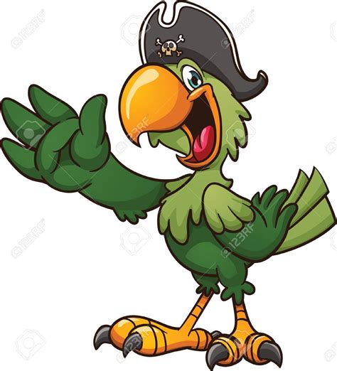 Pirate Parrot Clipart | Free download on ClipArtMag