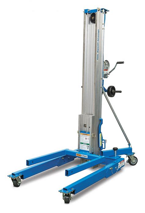 GENIE, 6 ft 7 in, 1,000 lb Load Capacity, General Purpose Manual ...