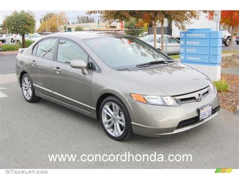 2007 Galaxy Gray Metallic Honda Civic Si Sedan 22044999 Photo 17