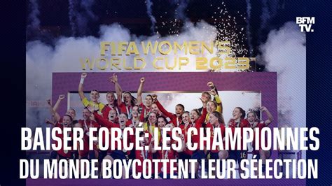 Football F Minin Les Championnes Du Monde Espagnoles Refusent De Jouer