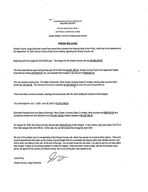 Graves County jailer shares potential impact of jail closure | News