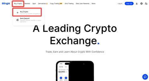 Bingx Tutorial How To Buy Crypto With Cards