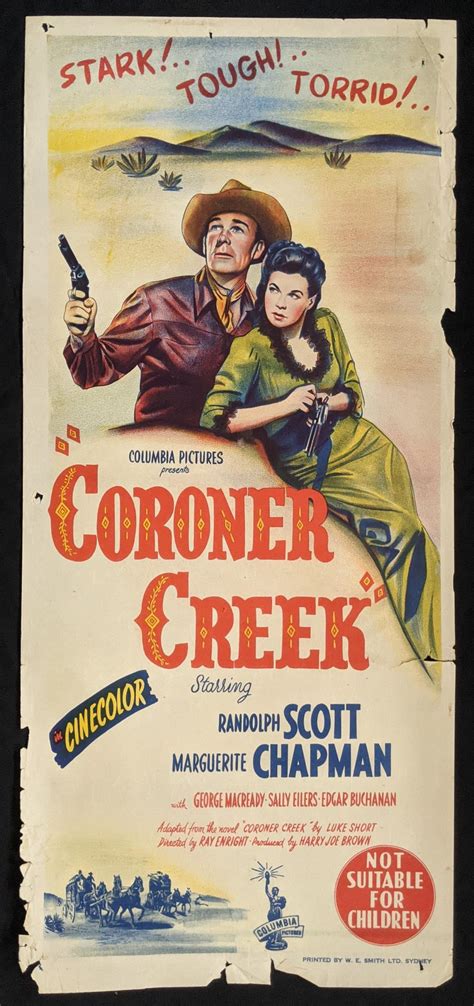 Lot - Coroner Creek, Starring Randolph Scott & Marguerite Chapman ...