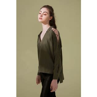 Esta Lace Up Shoulder Top Kim Lung Fashion Limited