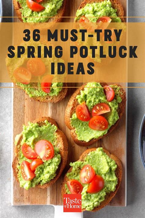 36 Fabulous Potluck Recipes For Spring Potluck Recipes Spring