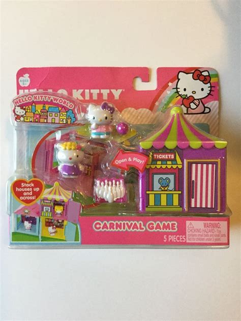 Sanrio Hello Kitty Neighborhood Playset Carnival Game Set New Other