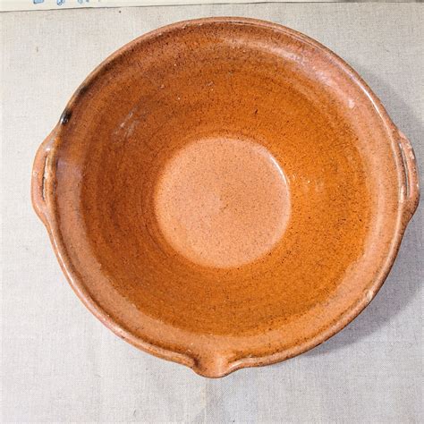 Vintage Terracotta Casserole Old Confit Dish Handmade Tian Etsy