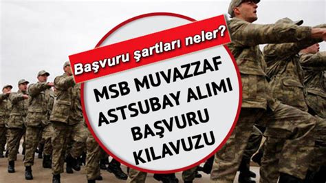 Msb Muvazzaf Astsubay Al M K Lavuzu Astsubay Al M Ba Vurular