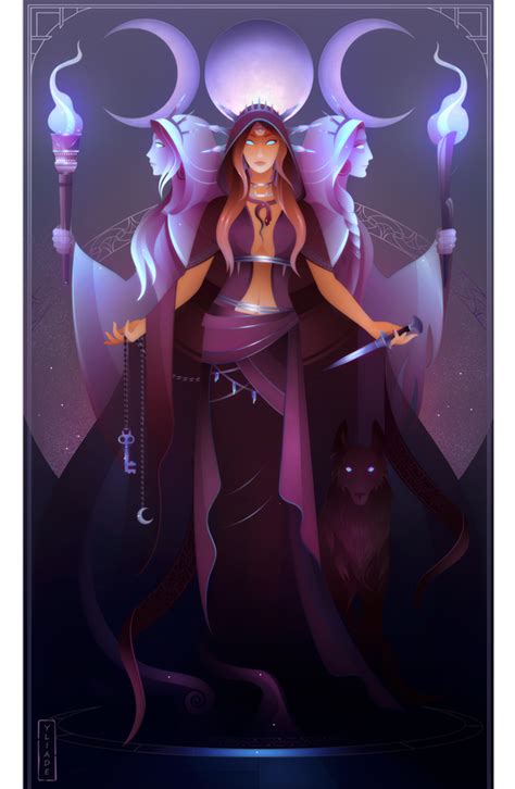 Hecate Greek Mythology By Yliade On Deviantart Mitolog A Arte De