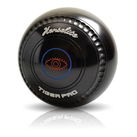 Henselite Tiger Pro Black Bowls Uk Bowls Shop Shotbowl