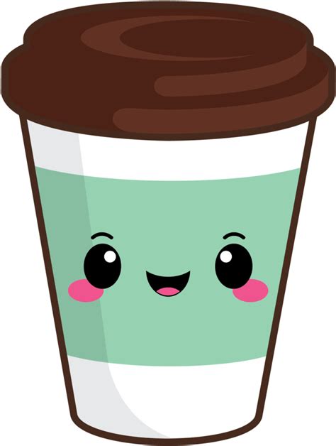 Cute Coffee To Go Green Kaffee Emoji Liebhaber Runder Aufkleber