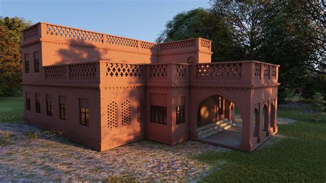 Punjab Traditional Haveli House D Model Cgtrader