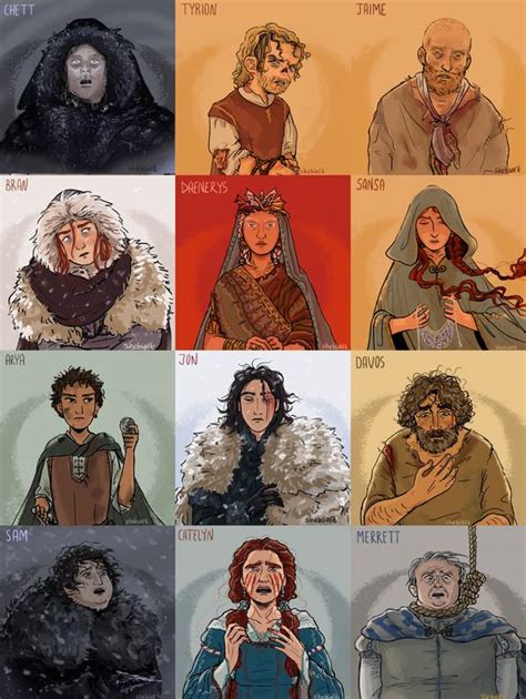 Pov Characters A Storm Of Swords By Shebsart Game Of Thrones Art