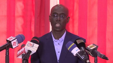 Senegal Thierno Alassane Sall D Missionne De L Apr Youtube