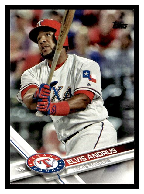 2017 Topps 284 Elvis Andrus Texas Rangers EBay