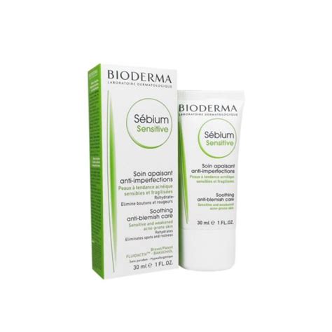 Bioderma Sébium Sensitive Soin Apaisant Anti Imperfections 30 Ml