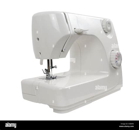 Sewing Machine Isolated On White Stock Photo Alamy