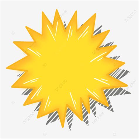 yellow starbursts clipart hd png cartoon style yellow starburst