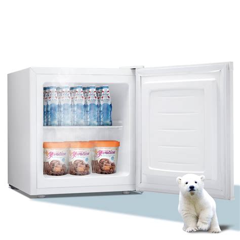 LHRIVER Upright Freezer, Energy Saving 1.1 Cu.ft Single Door Compact Upright Freezer with ...