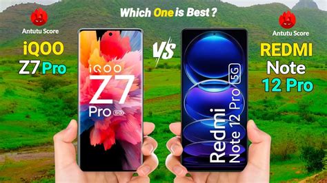 Iqooz7pro5gvsredminote12pro5g Full Comparison ⚡which One Is