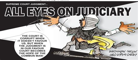 Cartoon: Judiciary 'must feel am' - Vanguard News