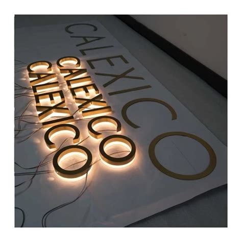 Buy Custom Led Backlit Acrylic Letter Sign 3d Letter Lights Backlit