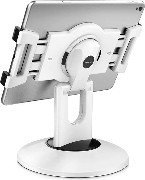 Abovetek Retail Kiosk Ipad Stand 360° Rotating Commercial Pos Tablet Stand Fits 6