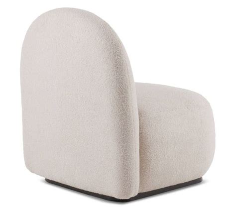 Fauteuil Design Bouclette Pilou 80cm Beige Fauteuil BUT