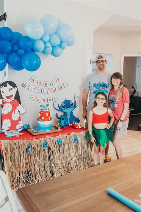 Lilo And Stitch Inspired Party Banner Stitch Birthday Party Stitch Decor Birthday Birthday