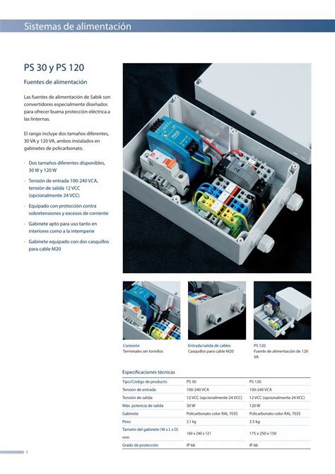 PDF Sistemas de alimentación PS 30 y PS 120 atonsys ar PS