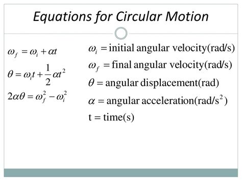 PPT - CIRCULAR MOTION PowerPoint Presentation, free download - ID:2536762