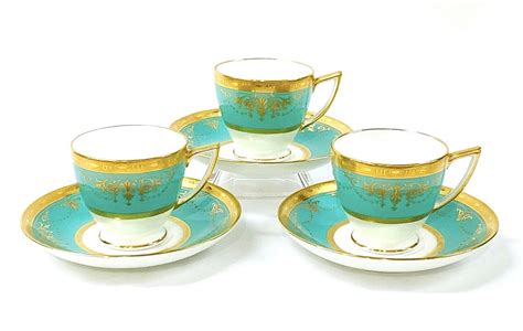 Minton Bone China Demitasse Cups And Saucers Pattern H5199 Circa 1962