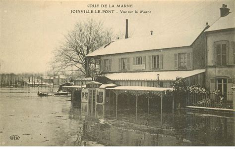 Inondation et Crue de 1910 JOINVILLE LE PONT 94 Cinéma immergé