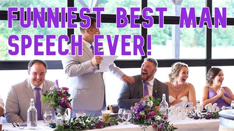 Funny Best Man Speech Wedding Toast Must Watch Youtube