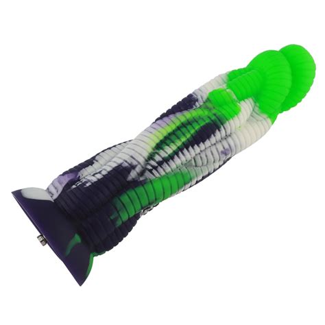 Fantasy Dildo Rattan Kliclok And Suction Cup Cm Green Hismith