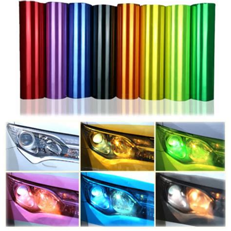 30cm X 60cm Auto Car Tint Headlight Taillight Fog Light Vinyl Smoke Film Sheet Sticker Cover Car