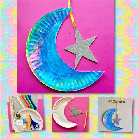 Gorgeous Moon Craft Eid Crafts Ramadan Crafts Moon Crafts