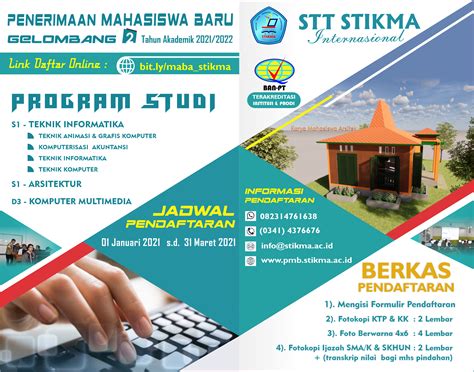 Telah Dibuka Pendaftaran Mahasiswa Baru 20212022 Stt Stikma Internasional