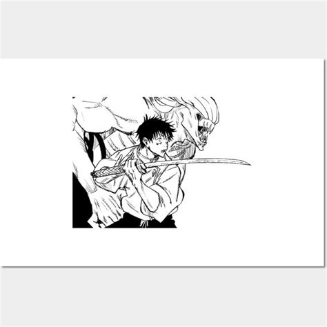 Yuta Okkotsu Fighting With Rika Jujutsu Kaisen By Teephillicstore