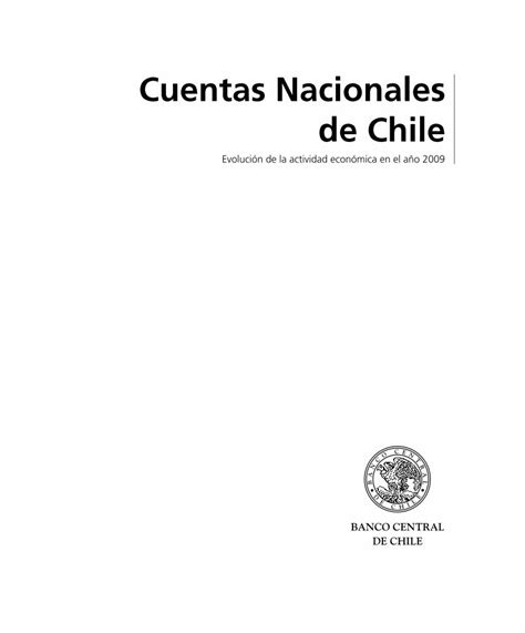 PDF Cuentas Nacionales de Chile Base de datos Estadísticossi3