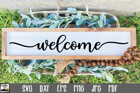 Welcome Sign SVG File Graphic by oldmarketdesigns · Creative Fabrica