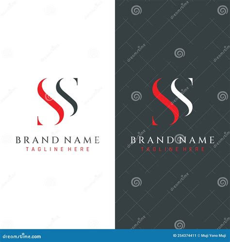 Logo Design Abstract Template Initial Letter S Element With Geometry