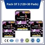 Buy Jumbo Extra Sure Maxi Care Mm Xxxl Sanitary Napkins Pack Of