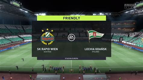 FIFA 22 Rapid Wien vs Lechia Gdańsk Club Friendly 21 07 2022