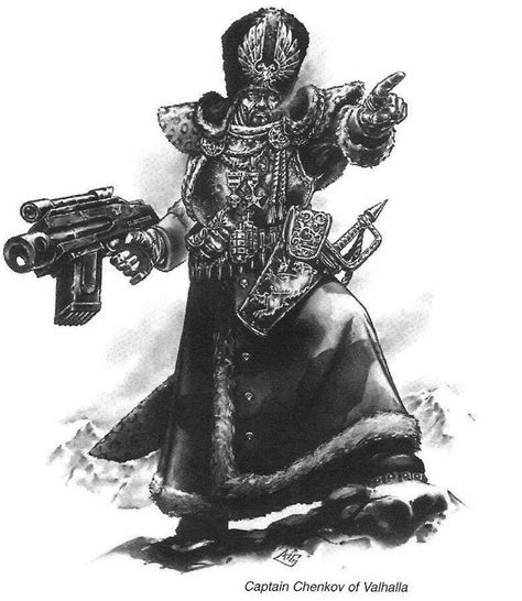 2nd Edition Artwork Copyright Games Workshop Imperial Guard Officer