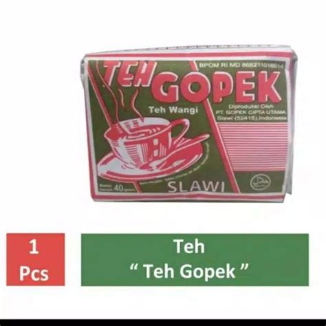 Jual Teh Wangi Cap Gopek Teh Tubruk Tradisional Dengan Bunga Melati