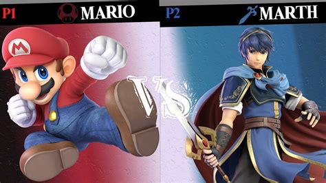 Mario Vs Marth Super Smash Bros Ultimate Tournament Gameplay YouTube