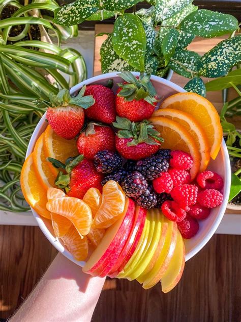 Fruit Bowl In Healthy Lunch Snacks Healthy Food Motivation