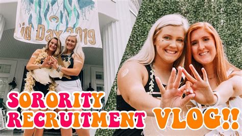 Sorority Rush Week Vlog Georgia Southern University Youtube